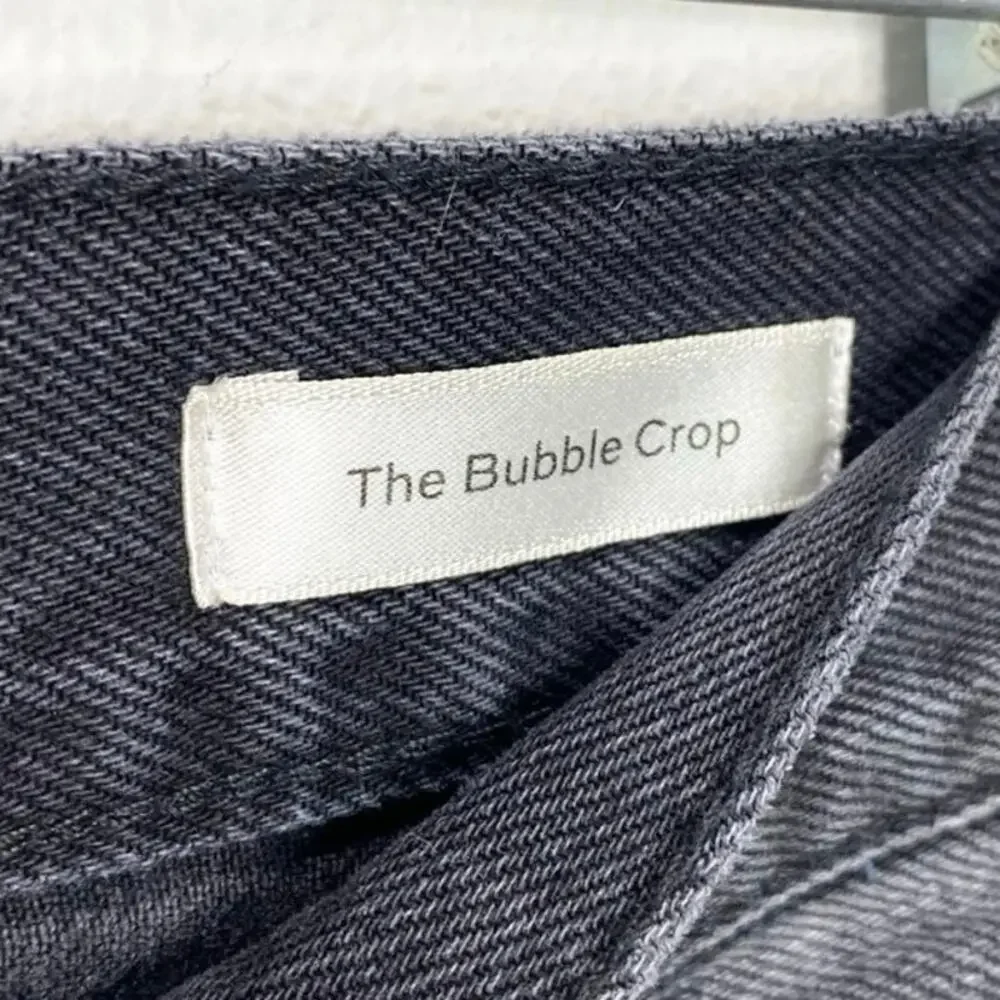 Frame Denim The Bubble Crop Jeans In Limitless Raw Fray 27 NWT - Picture 7 of 11